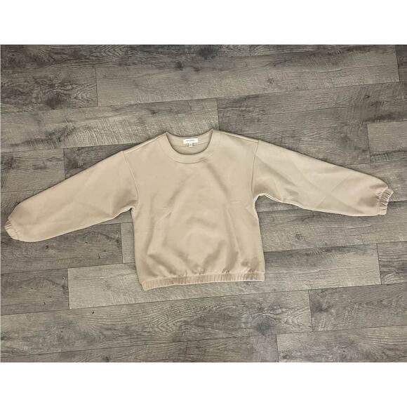 Banana Republic Tops - Banana Republic Women's Beige Crew Neck Sweatshirt‎
